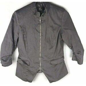 Jules & Leopold Jacket Women's Size 4 Gray Fully Lined Zip up